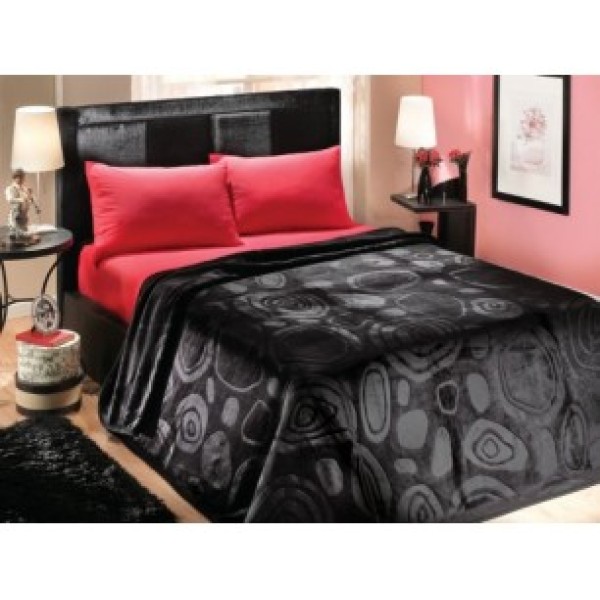 Κουβέρτα Υπέρδιπλη MINK 617 μαύρη