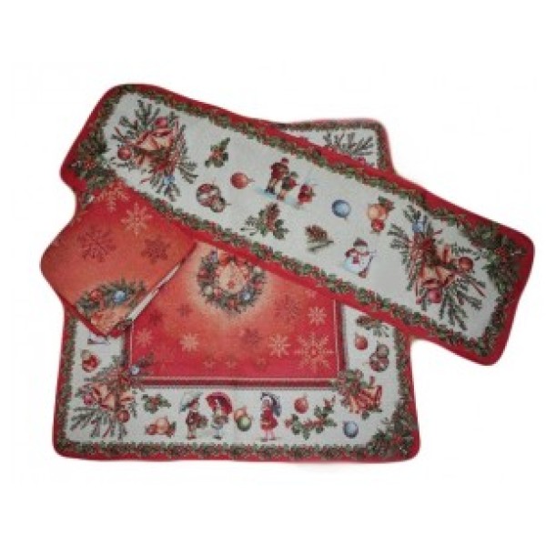 Καρέ χριστουγεννιάτικο στόφα 